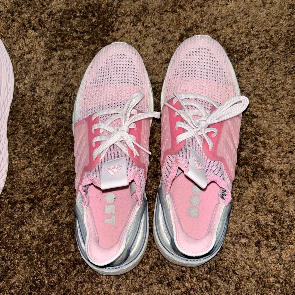 Pink Flyknit Ultra Boost Adidas